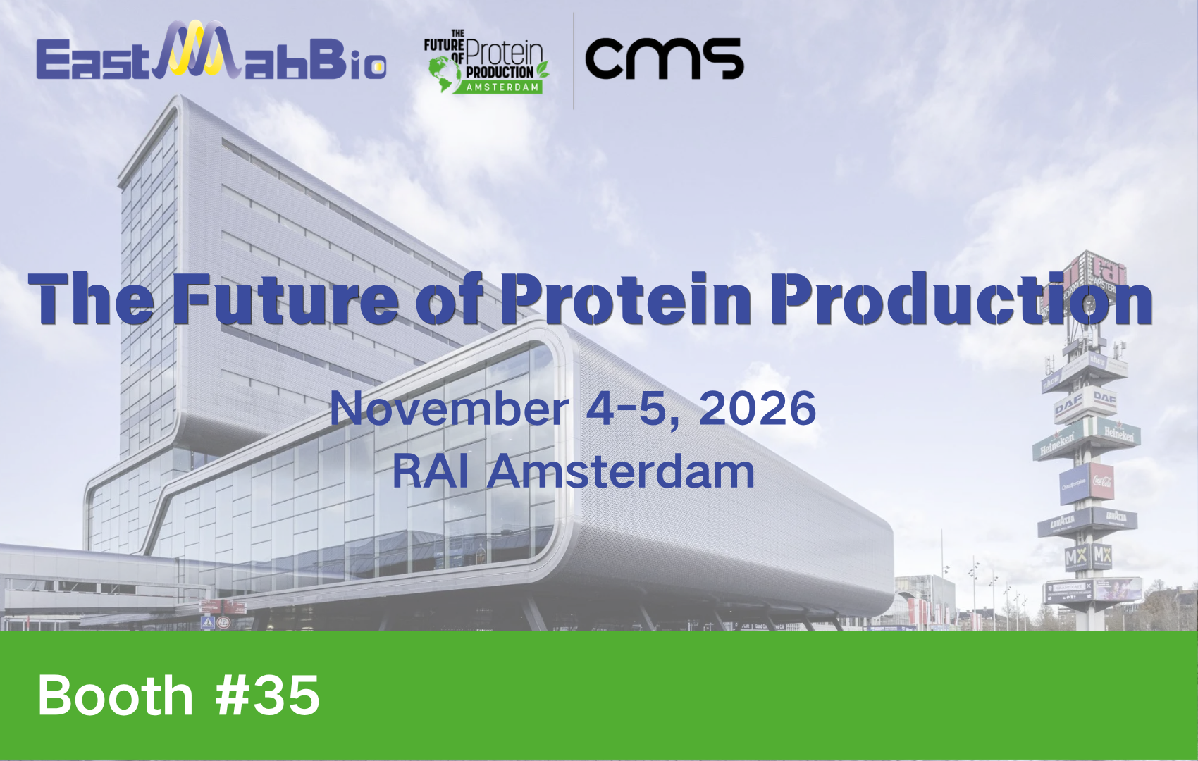 东抗生物与您共聚 The Future of Protein Production 2026